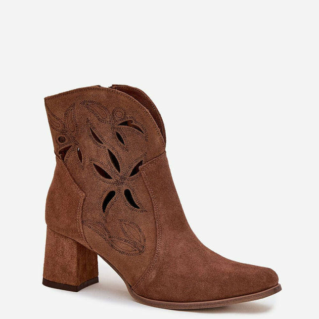 Heel boots model 219132