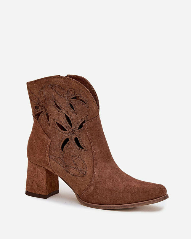 Heel boots model 219132