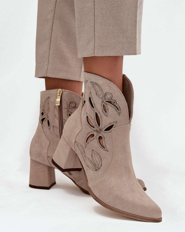 Heel boots model 219133