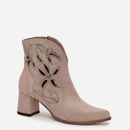 Heel boots model 219133