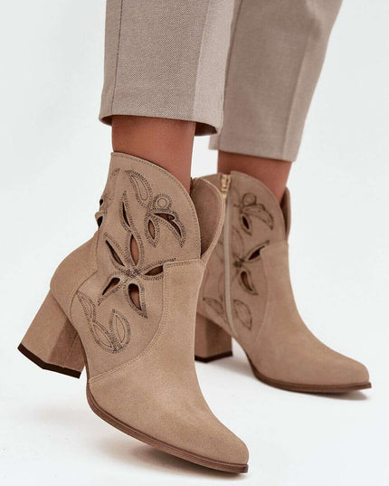 Heel boots model 219134