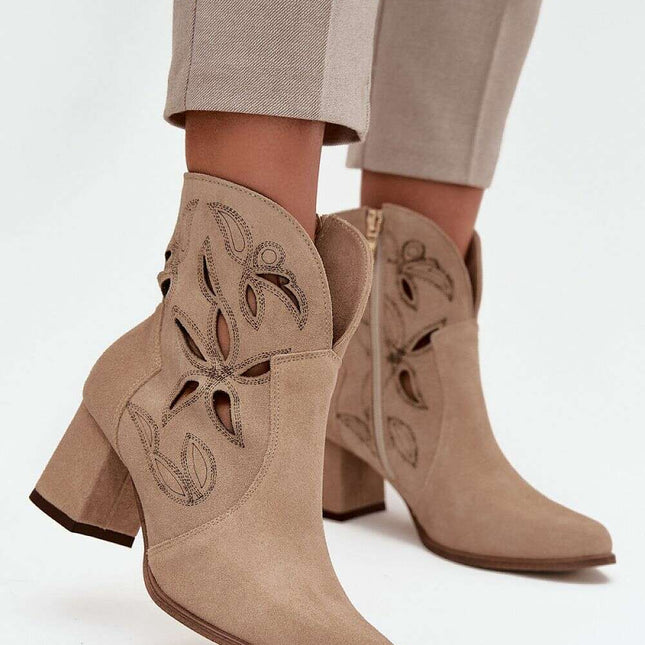 Heel boots model 219134