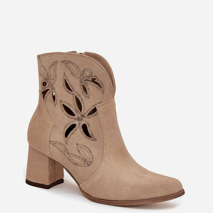 Heel boots model 219134