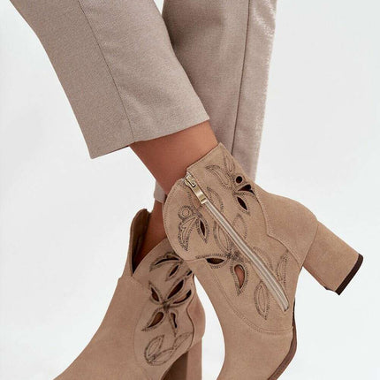 Heel boots model 219134