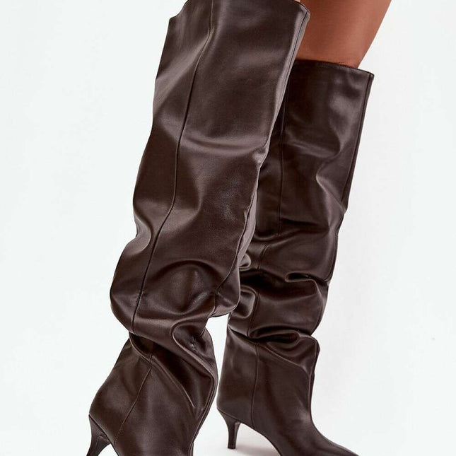 Heel boots model 219137