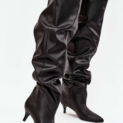 Heel boots model 219138