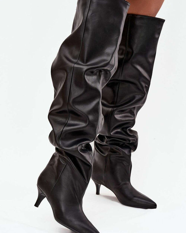 Heel boots model 219138