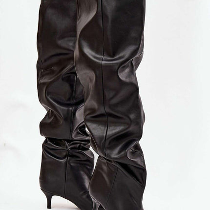 Heel boots model 219138