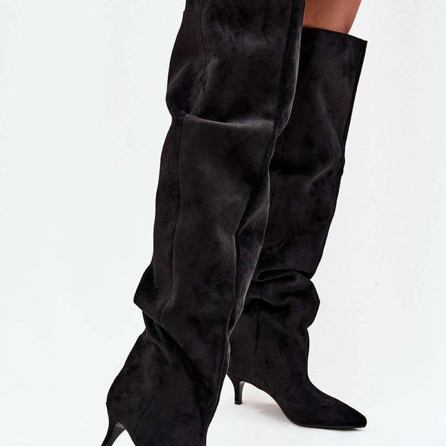 Heel boots model 219139