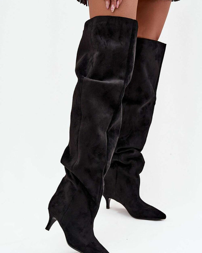Heel boots model 219139