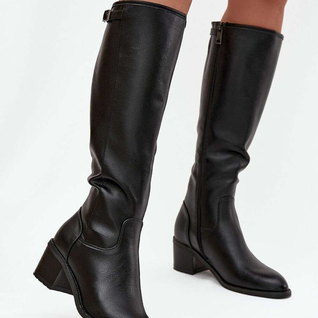 Heel boots model 219141