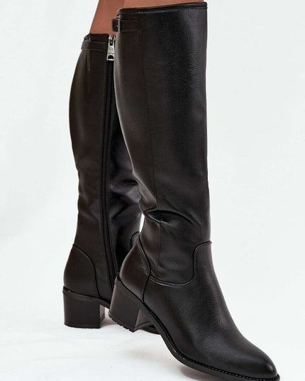 Heel boots model 219141