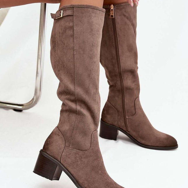 Heel boots model 219142