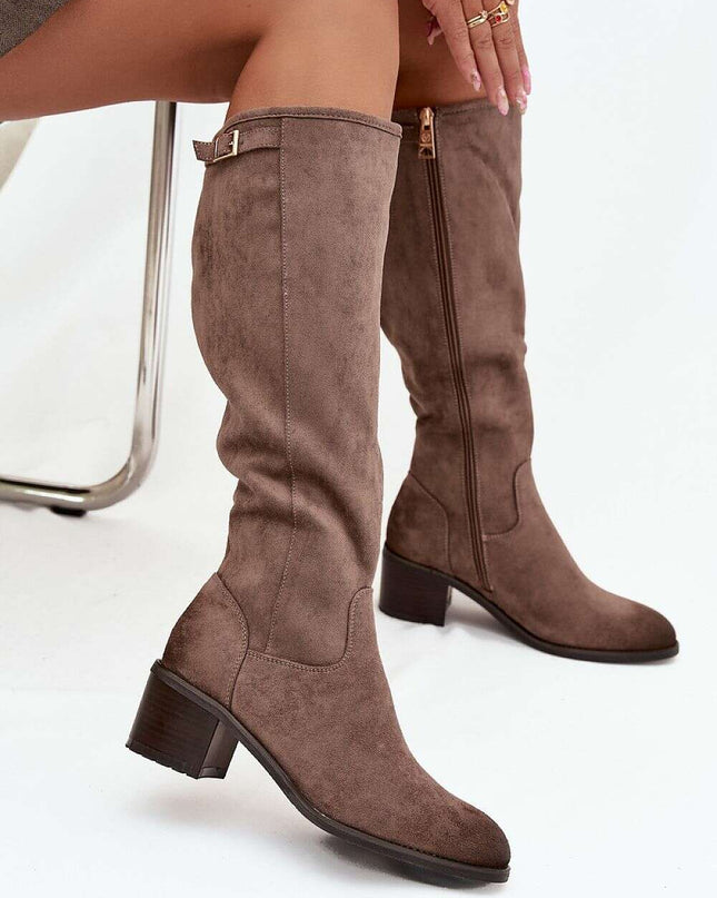 Heel boots model 219142