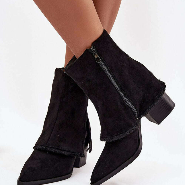 Heel boots model 219241