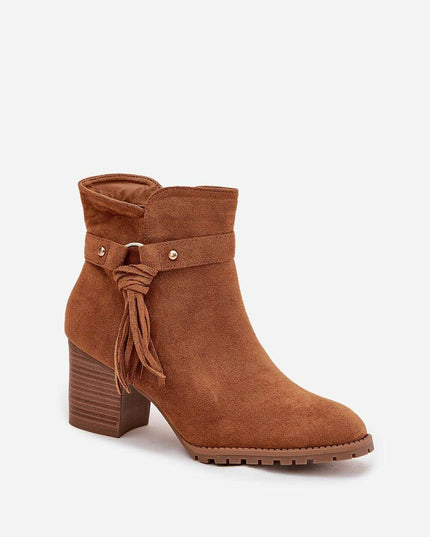 Heel boots model 219242