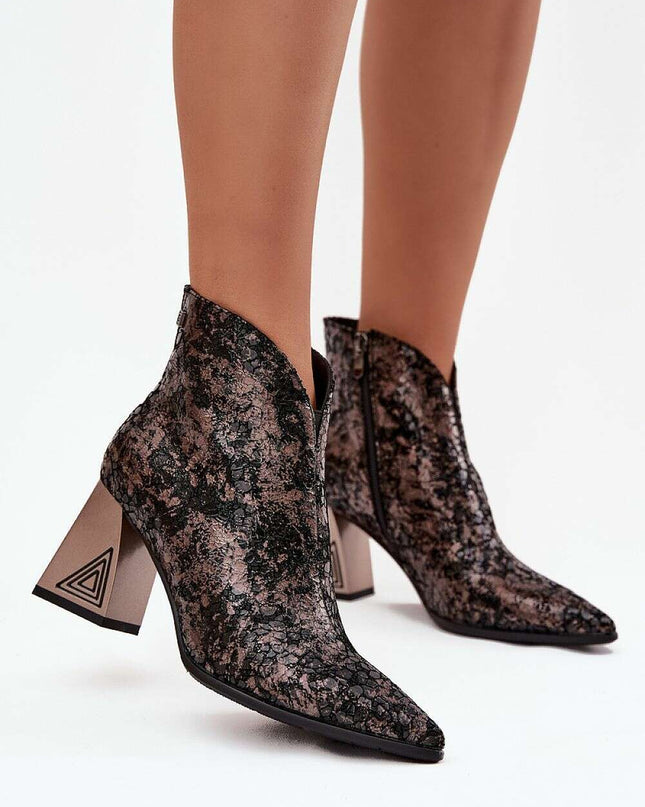 Heel boots model 219246