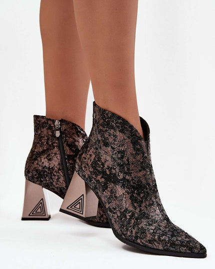 Heel boots model 219246