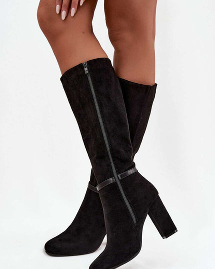 Heel boots model 219258