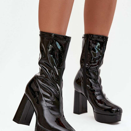 Heel boots model 219264