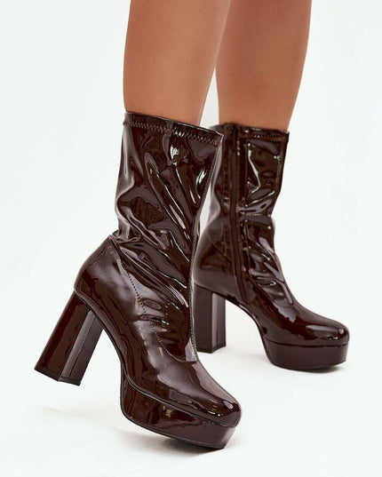 Heel boots model 219265