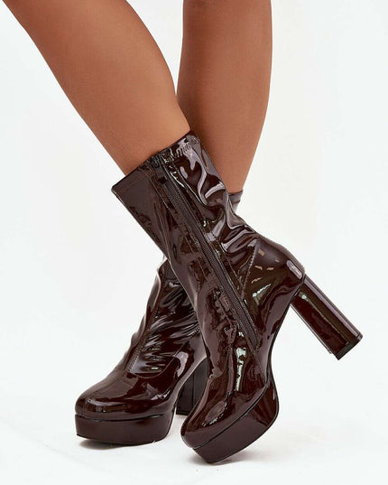 Heel boots model 219265