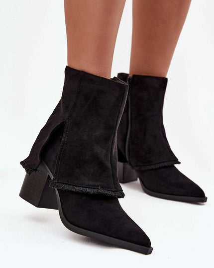 Heel boots model 219241