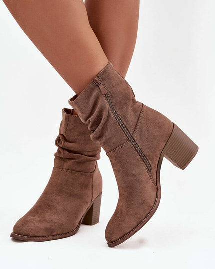 Heel boots model 219396