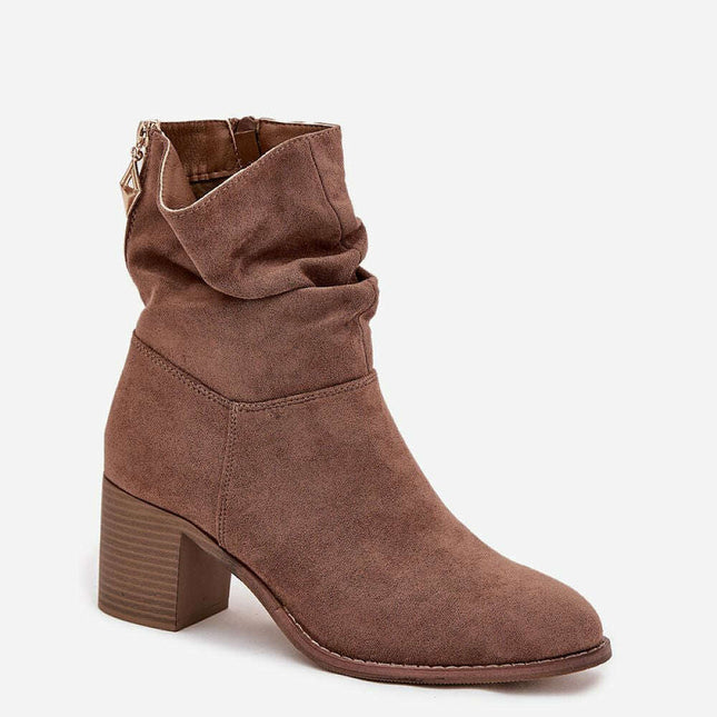 Heel boots model 219396