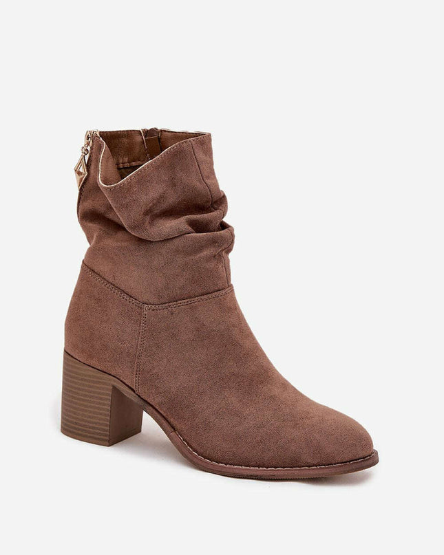 Heel boots model 219396