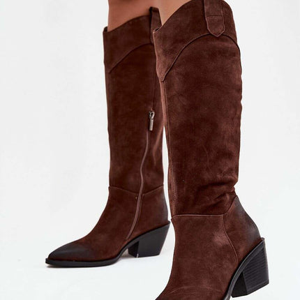 Heel boots model 219399