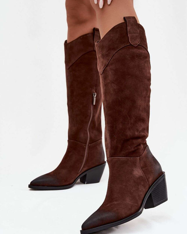 Heel boots model 219399