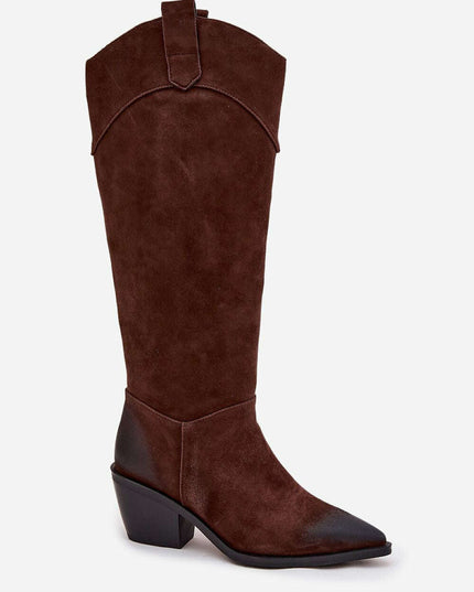 Heel boots model 219399