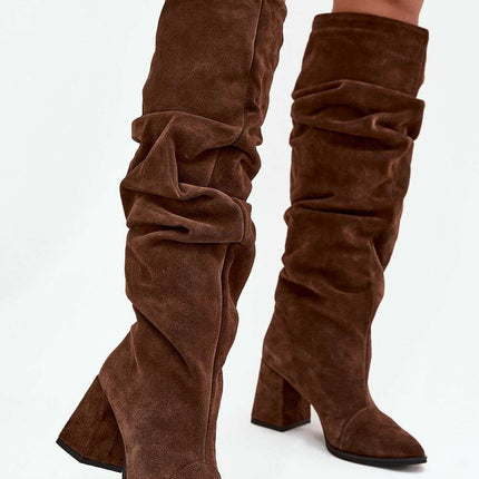 Heel boots model 219401