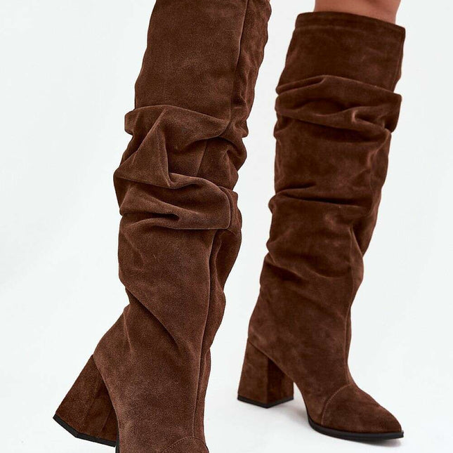 Heel boots model 219401