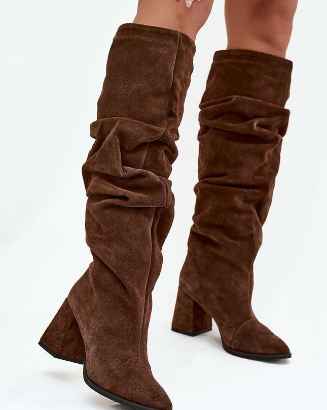 Heel boots model 219401