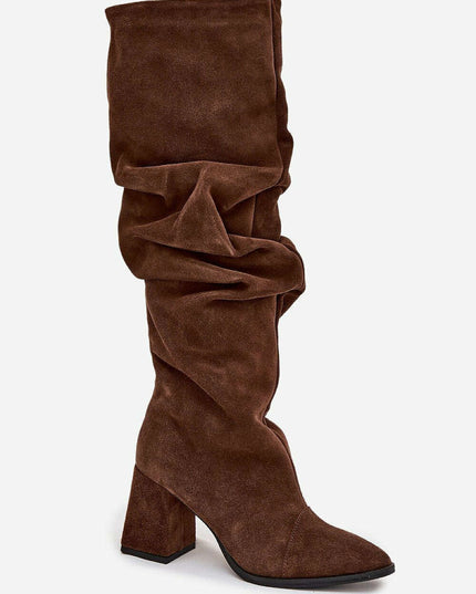 Heel boots model 219401