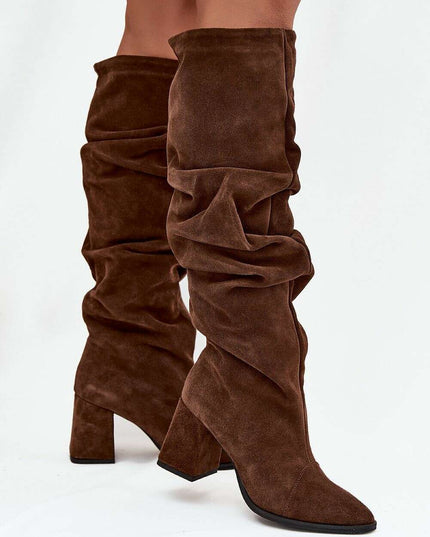 Heel boots model 219401