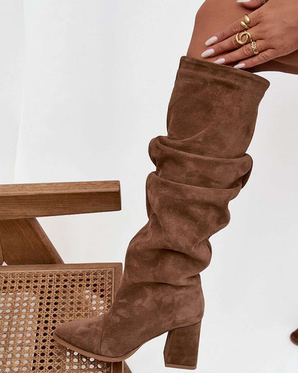 Heel boots model 219401