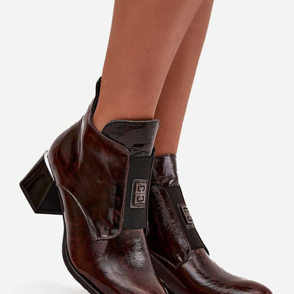 Heel boots model 219404