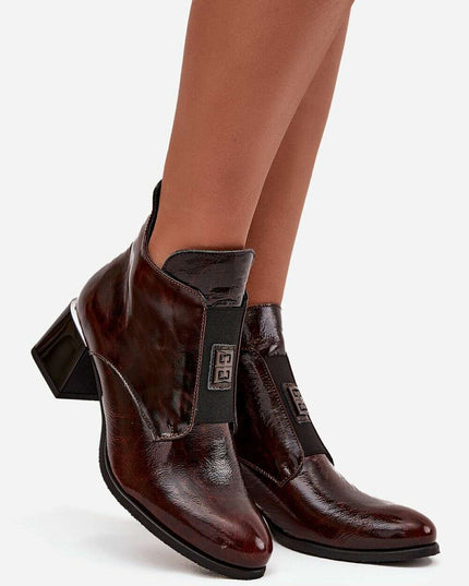 Heel boots model 219404