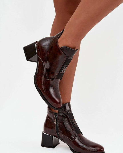 Heel boots model 219404