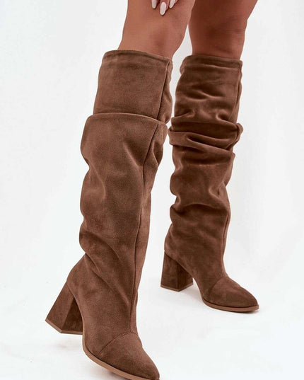 Heel boots model 219401