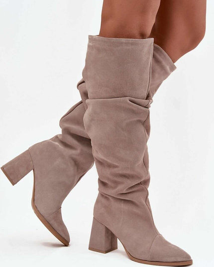 Heel boots model 219401