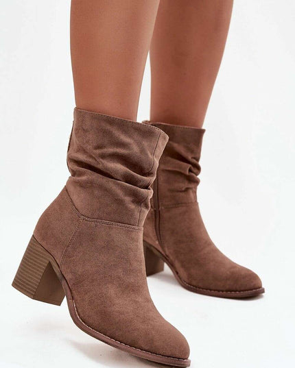 Heel boots model 219396