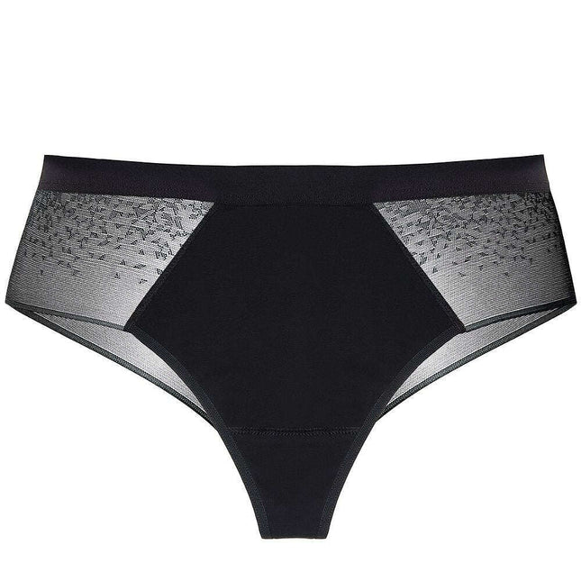 Three-Pack Cotton String Panties – Lace Back, OEKO-TEX Gusset, No Show