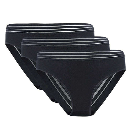 Cotton Panties 3-Pack – Lace Back, OEKO-TEX Cotton Gusset