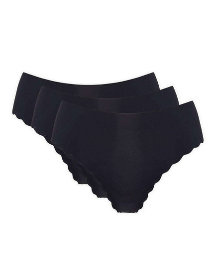 Minimal Seam Panties 3-Pack – Cotton Gusset & Decorative Edge
