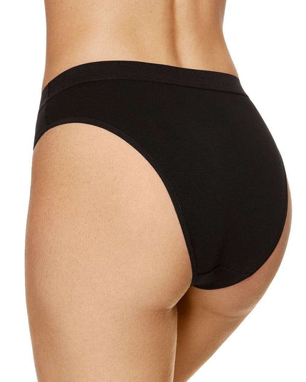 Three-Pack Cotton Thongs – Deep Cut Leg & Wide Waistband Comfort