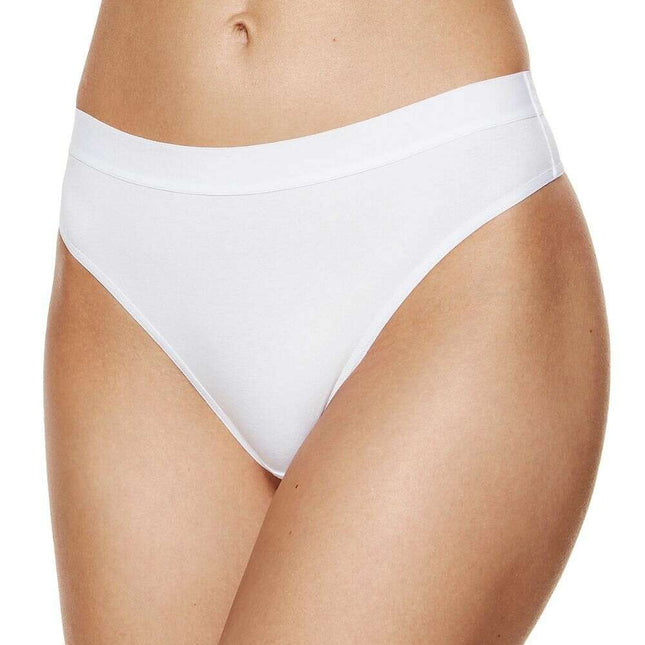 Three-Pack Cotton Thongs – OEKO-TEX Certified, Wide Waistband, Made in Poland